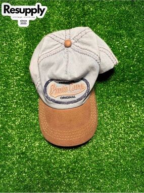 Punta Cana Original Two-Tone Baseball Cap - Light Gray & Brown